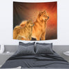 Finnish Spitz Dog Print Tapestry