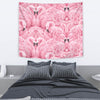 Flamingo Bird Print Tapestry