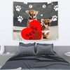 Cute Chihuahua Puppies Print Tapestry