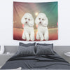 Cute Poodle Dog Print Tapestry