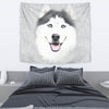 Amazing Siberian Husky Print Tapestry