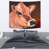 Cute Jersey Cattle (Cow) Print Tapestry