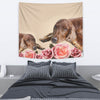 Cute Irish Setter Dog Print Tapestry