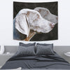 Weimaraner Dog Watercolor Art Print Tapestry