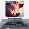 Cattle Cow Vector Art Print Tapestry