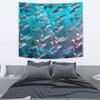 Neon Tetra Fish Print Tapestry