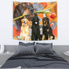 Cute Hovawart Dogs Print Tapestry