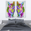 Amazing Cat Color Art Print Tapestry