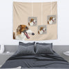 Borzoi Dog Print Tapestry