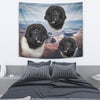 Lovely Newfoundland Dog Print Tapestry