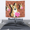 Pembroke Welsh Corgi Print Tapestry