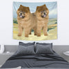 Chow Chow Dog Print Tapestry