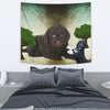 Barbet Dog Print Tapestry