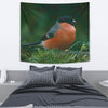 Bullfinch Bird Print Tapestry