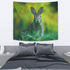 Cute Rabbit Print Tapestry