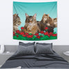 Amazing Maine Coon Cat Print Tapestry