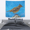 Lovely Lark Bird Print Tapestry