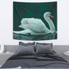 Lovely Swan Bird Print Tapestry