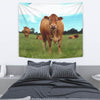 Angus cattle (Cow) Print Tapestry