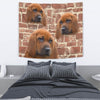 Redbone Coonhound Print Tapestry