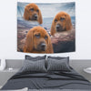 Lovely Redbone Coonhound Print Tapestry