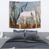 Chianina Cattle (Cow) Print Tapestry