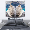 Amazing Samoyed Dog Print Tapestry