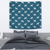 Bloodhound Dog Paws Pattern Print Tapestry