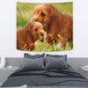 Cute Cocker Spaniel Puppy Print Tapestry