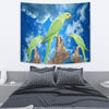 Rose Ringed Parakeet Print Tapestry