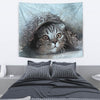 Lovely Cat Art Print Tapestry