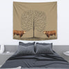 Amazing Gelbvieh Cattle (Cow) Print Tapestry