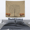 Amazing Gelbvieh Cattle (Cow) Print Tapestry