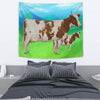 Ayrshire Cattle (Cow) Print Tapestry