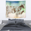 Amazing Ayrshire Cattle (Cow) Art Print Tapestry