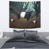 Belted Galloway Cattle (Cow) Print Tapestry