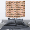 Cute Yorkie Pattern Print Tapestry