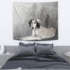 Cute Saluki Dog Print Tapestry