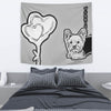 Yorkie Dog Print Tapestry