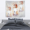 Shetland Sheepdog Watercolor Art Print Tapestry