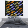 Slender Danios Fish Print Tapestry