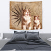 Amazing Australian Shepherd Dog Print Tapestry