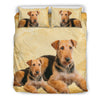 Airedale Terrier Print Bedding Set