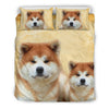 Cute Akita Dog Print Bedding Set