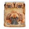 Boxer Dog Print Bedding Set