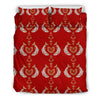 Fish Patterns Print On Red Bedding Sets