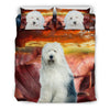 Old English Sheepdog Print Bedding Set