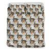 Australian Shepherd Dog Pattern Print Bedding Set