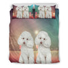 Poodle Dog Print Bedding Sets