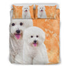 Bichon Frise Dog Print Bedding Sets